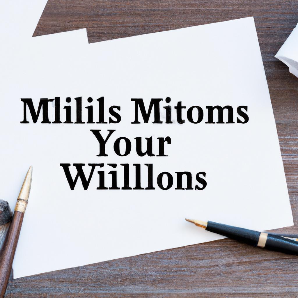 Minimizing⁣ Disputes and Challenges:‌ Tips for Creating a Solid Will